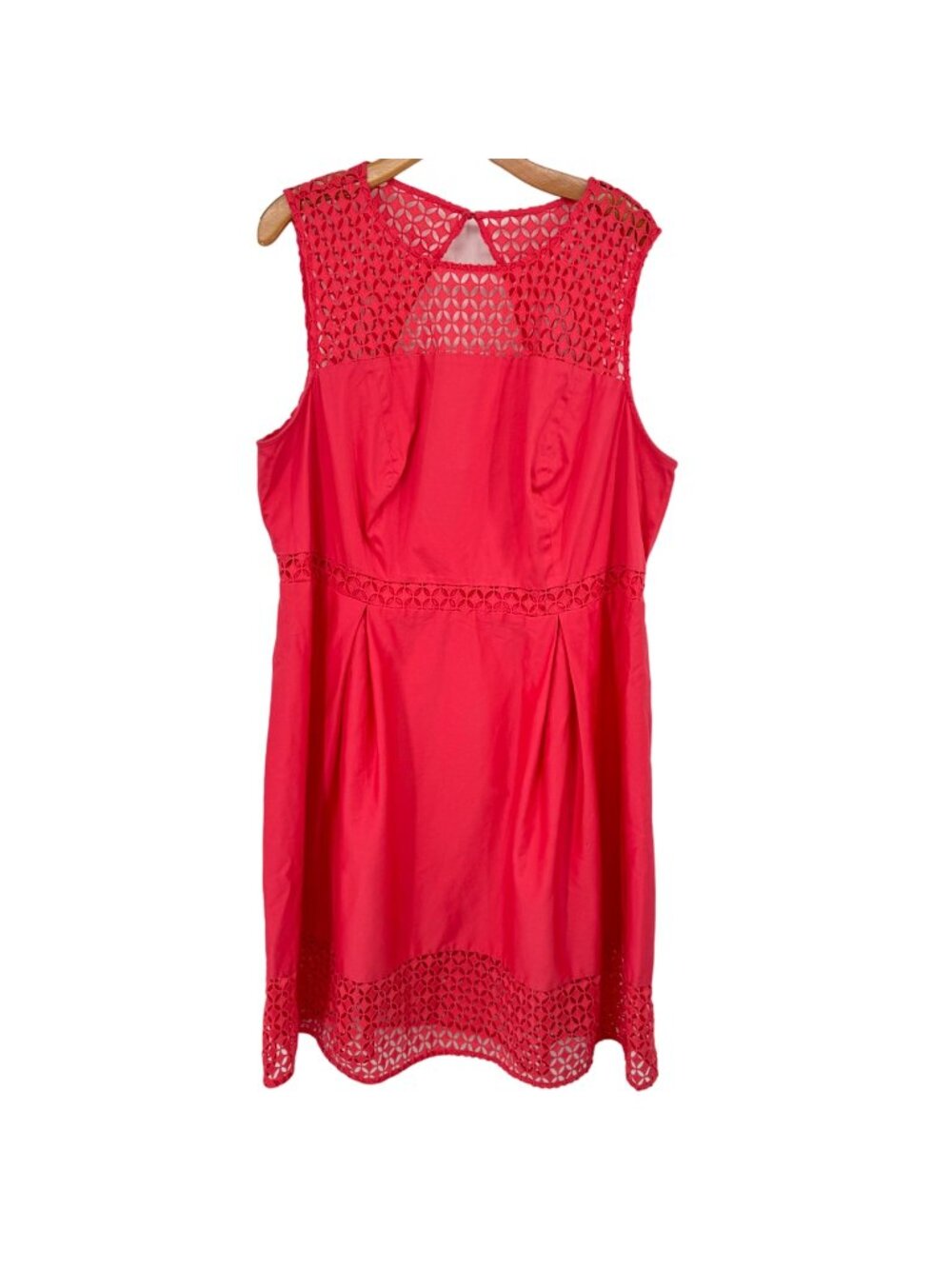 Calvin Klein women's dress orange lace trim sleeveless size 20 W plus